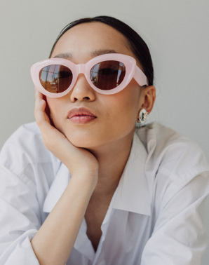 Asian Woman with Sunglasses
